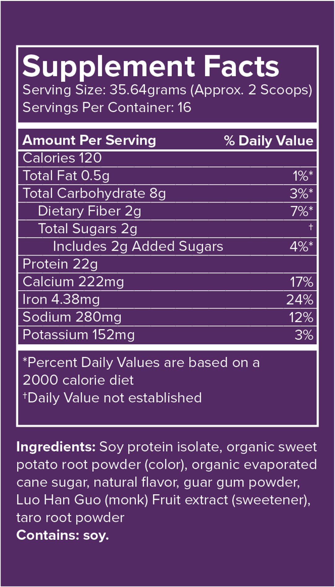 Taro Protein Powder – nouru